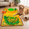 Snuffle for Dogs and Cats with Two Squeaky Round Pads, Slow Feeder Puzzle Toy, Indoor Sniffing Activity, 9050 cm