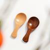 1/4 piezas Mini Cucharas de Madera Pequeña Cuchara para Especias Condimentos Azúcar Té Café Cuchara Mango Corto Cuchara de Madera Mermelada Mostaza Helado Cucharas de Madera Gadgets de Cocina