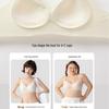 Six Rabbits Women's Push-Up Wire-Free Soft Support Bra, Small Bust, Anti-Sagging, Side Support