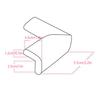 12Pc Child  Corner Protector Baby Safety Guards Edge Guard Solid Angle