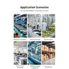 Automatic Label Rewinder 12V Self-Adhesive Barcode Paper Electric Label Rewinding Machine Label Spooler for Retail Food Labels