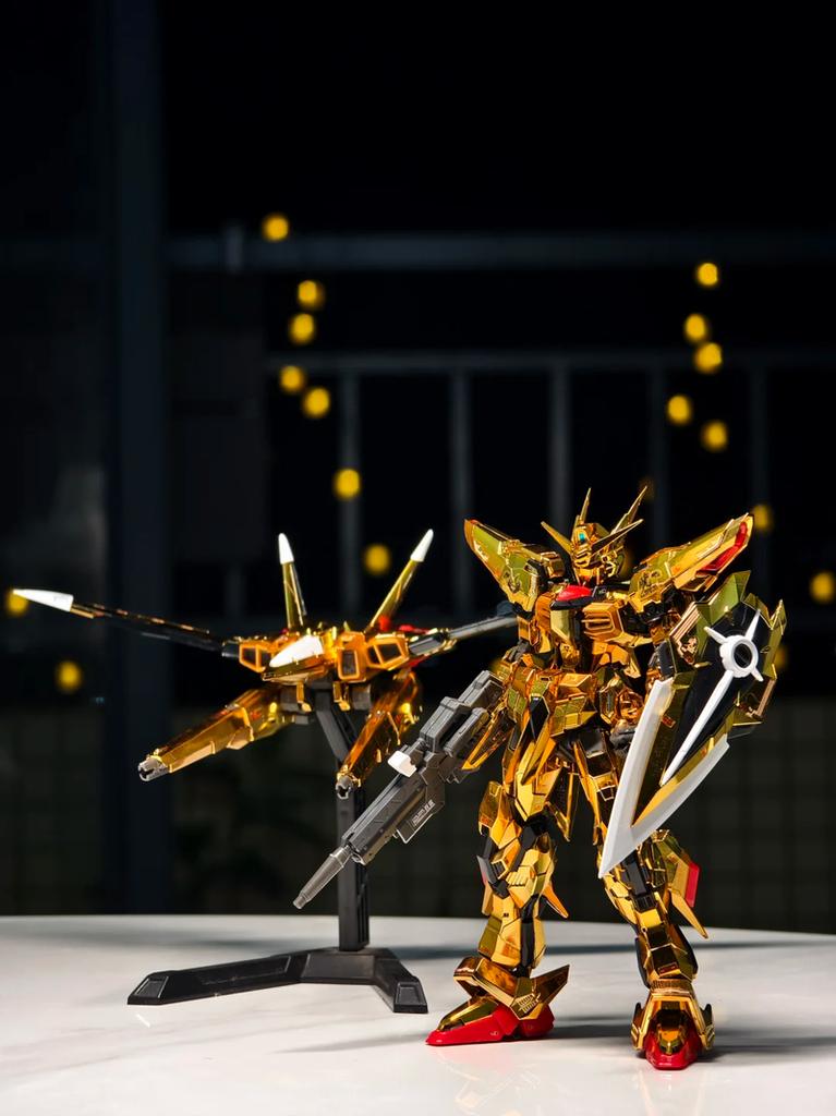 CHANGLONG 5506 ORB-01 Akatsuki Oowashi Unit 1/144 Scale Mecha Model Full Gold Electroplated Armor Assembly Model Kits Boy Gift