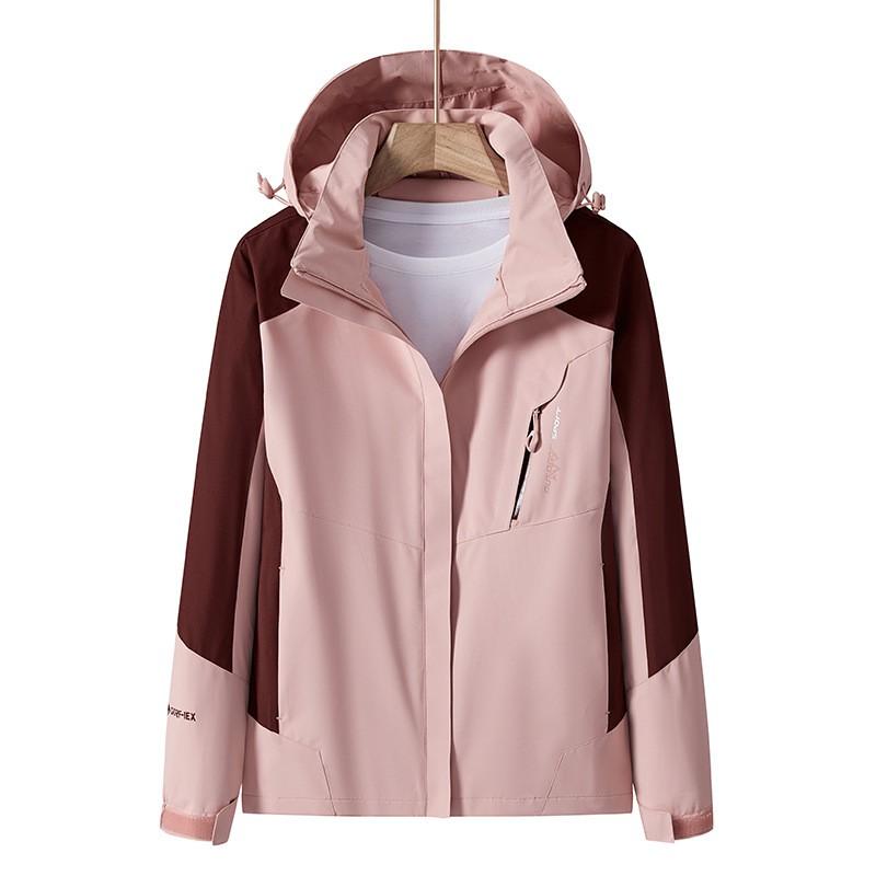 Detachable Hooded Windproof Waterproof Outdoor Hiking Jacket