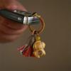 Creative Sandalwood Horse Pendant Keychain Year Of The Horse Mobile Phone Chain Backpack Hanging Decoration  Year Gifts