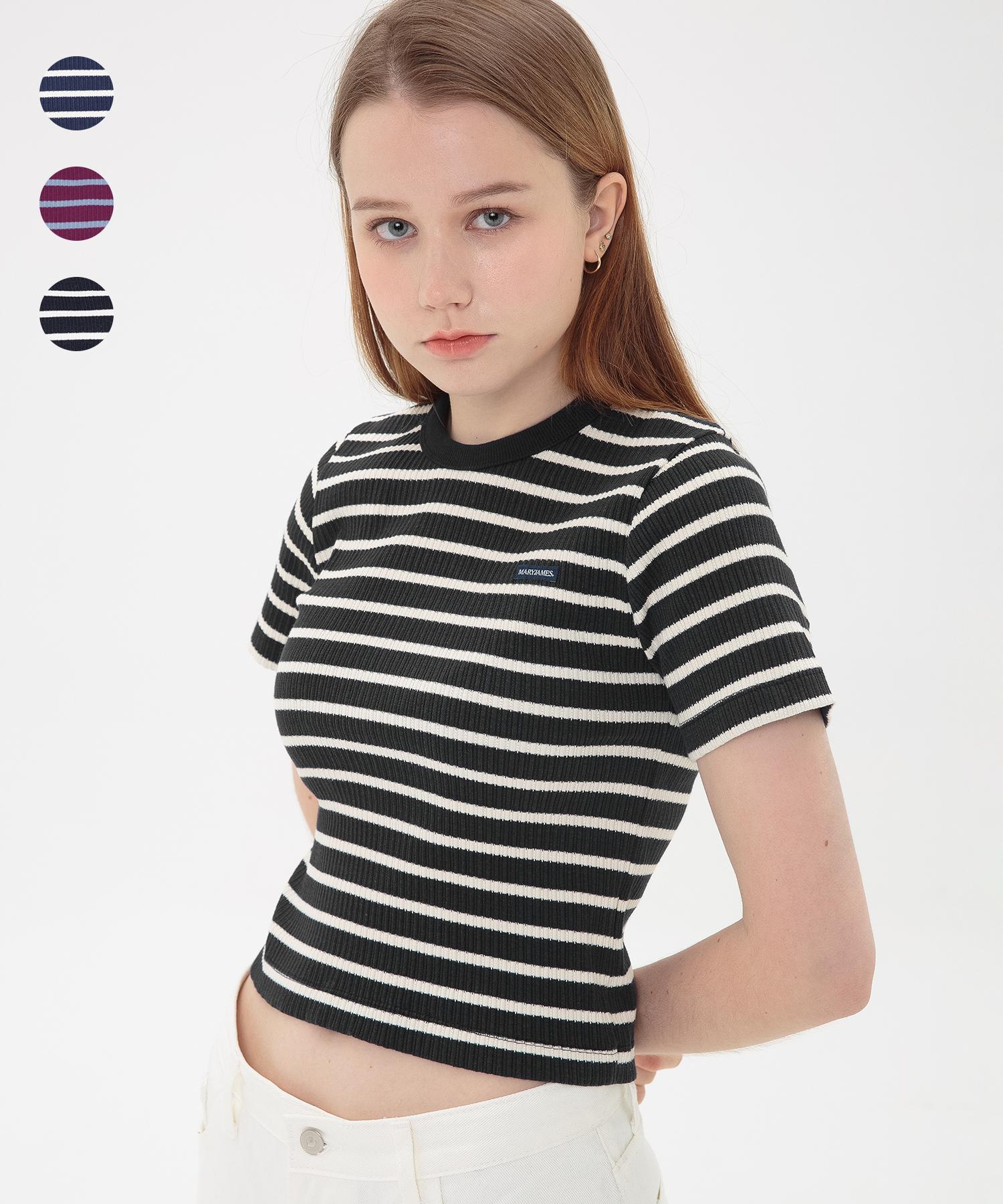 Mary James (W) Confrigo Crop T-Burgundy Free