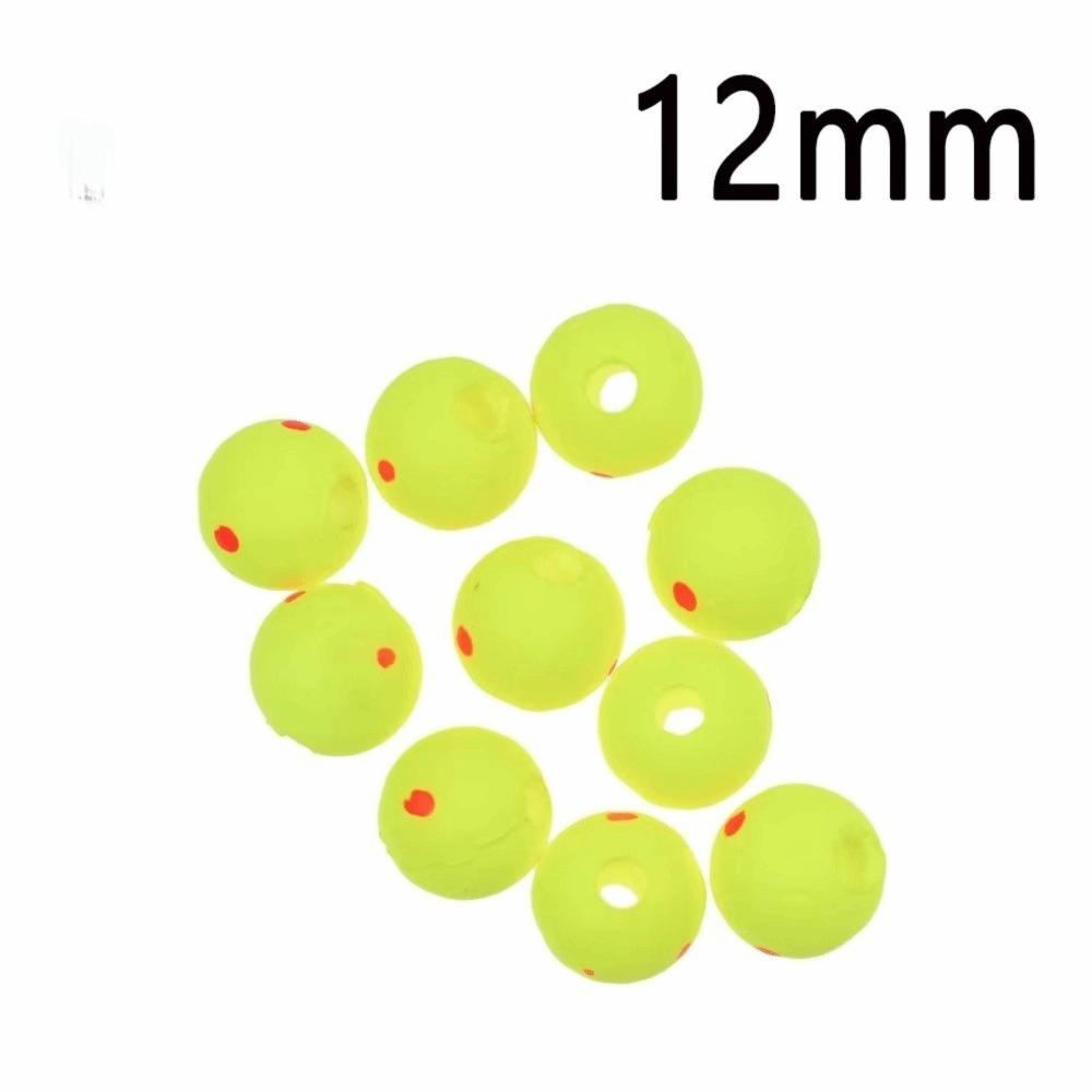 50pcs Foam Balls Fishing Floats High Buoyancy Fishing Beads Fish Floats Beads Outdoor Fishing