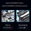 M.2 Nvme Ssd To Pcie 4.0 X4 Adapter Card With Copper Cooling Best Heatsink