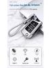 Carbon Fiber Key Case for Volkswagen: Compatible with Tiguan, New Lavida, Sagitar, Lamando, Teramont, T-Roc, and T-Cross.