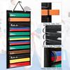 Non-Woven Felt Storage Hanging Bag for Taekwondo/Karate Belts, Martial Arts Belt Organizer Display Holder Wall Mounted Fabric