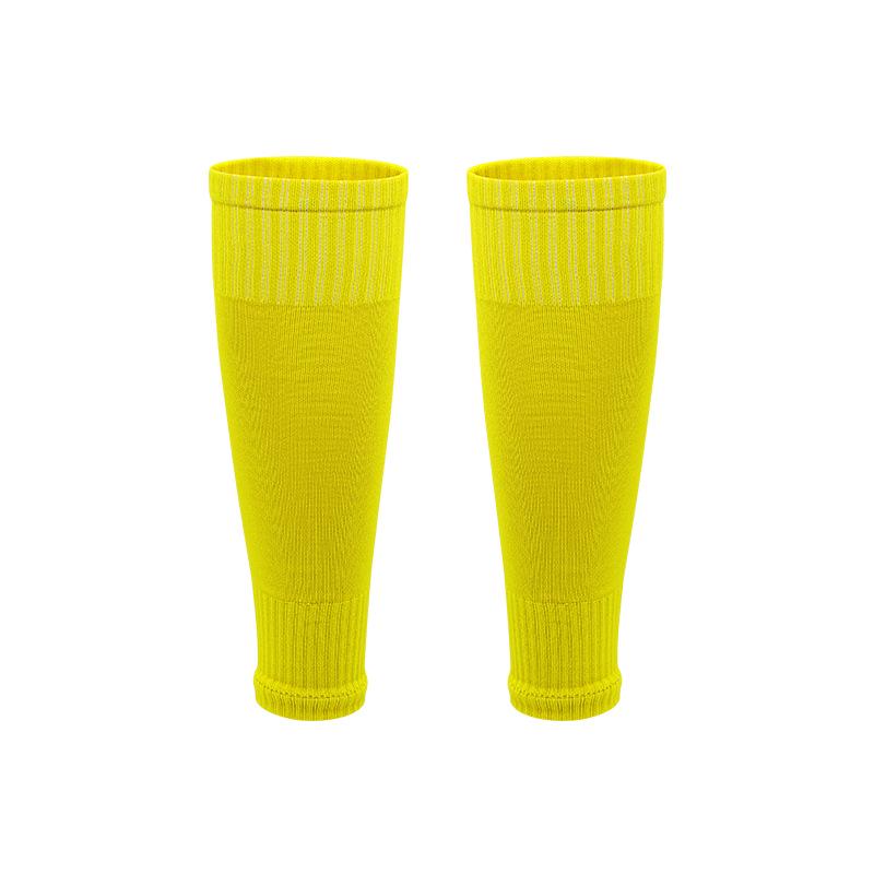 Solid Color Adult Compression Shin Guards & Leg Sleeves for Football, Running, and Cycling
