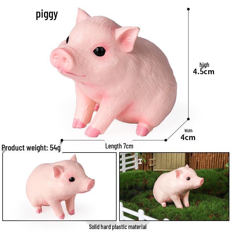 Solid Cute Animal Models: Squirrel, Shiba Inu, Teddy, Hamster, Panda, Flying Squirrel Car/Desktop Ornaments