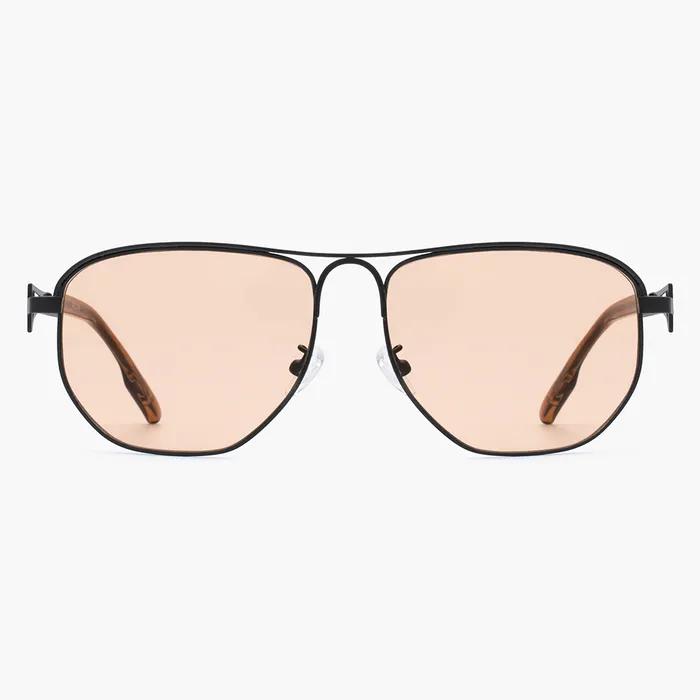 Stainless Steel Veil Sunglasses Brown