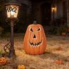 Langlebige Halloween Kürbis Leuchtende Dekoration, Gruselige Jack O Lantern Lachendes Ornament für Schaufenster, Kinder Foto Requisite Party Sturzsicher