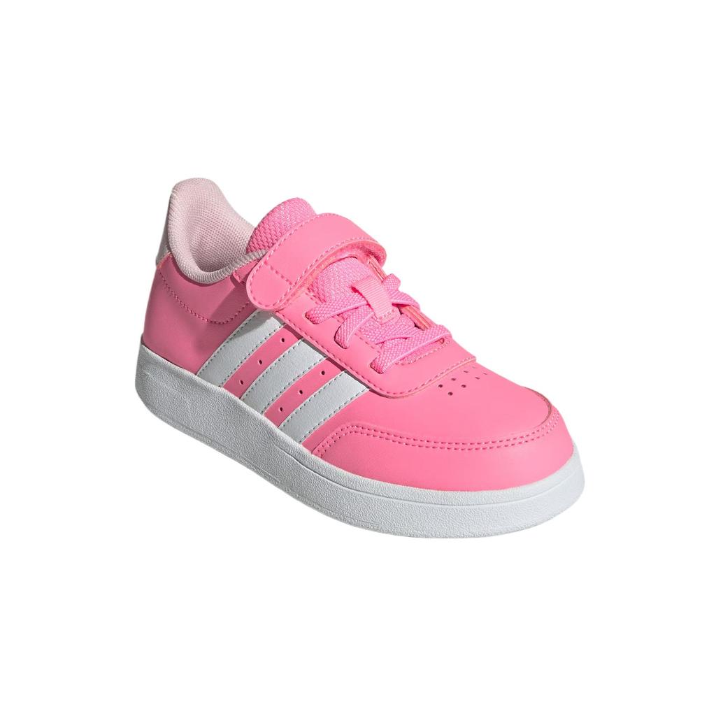 Adidas Breaknet 2.0 Comfortable Lightweight Versatile Fashion Low-Top Skate Shoes Kids Sneakers Pink White Clear-Pink JI1684