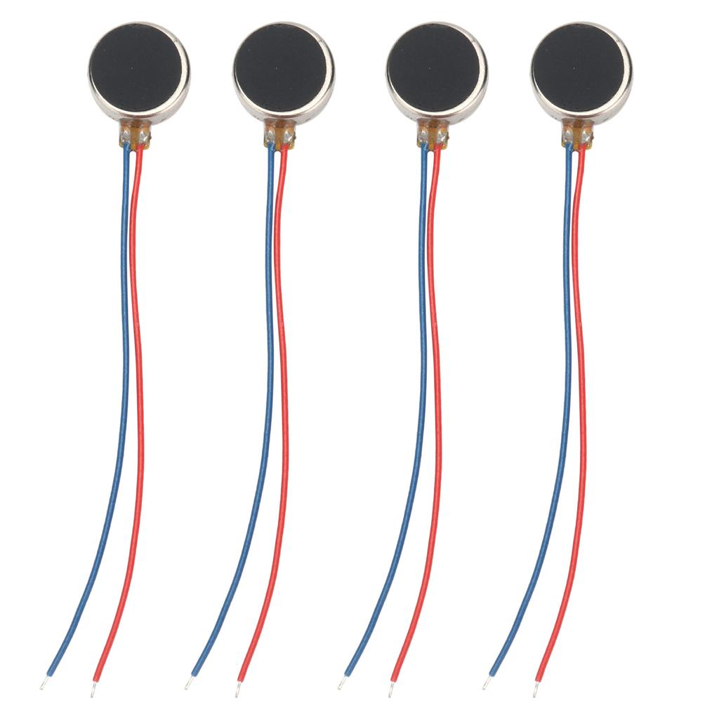 30 STÜCKE Flacher Vibrationsmotor Ultradünner Mini-Münz-Flachvibrationsmotor für Mobiltelefone Tablets 3 V
