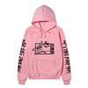 Jujutsu Kaisen Men Women Fleece Hoodie Jujutsu Kaisen Front Back Graphic Kanji Print Autumn Winter Anime Streetwear Hooded Sweatshirt