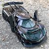 1:32 KNSG Jesko Supercar Rennsport Legierung Metall Druckguss Modellauto Sound & Licht Schreibtisch Trendiges Ornament Geburtstagsgeschenke Für Freund