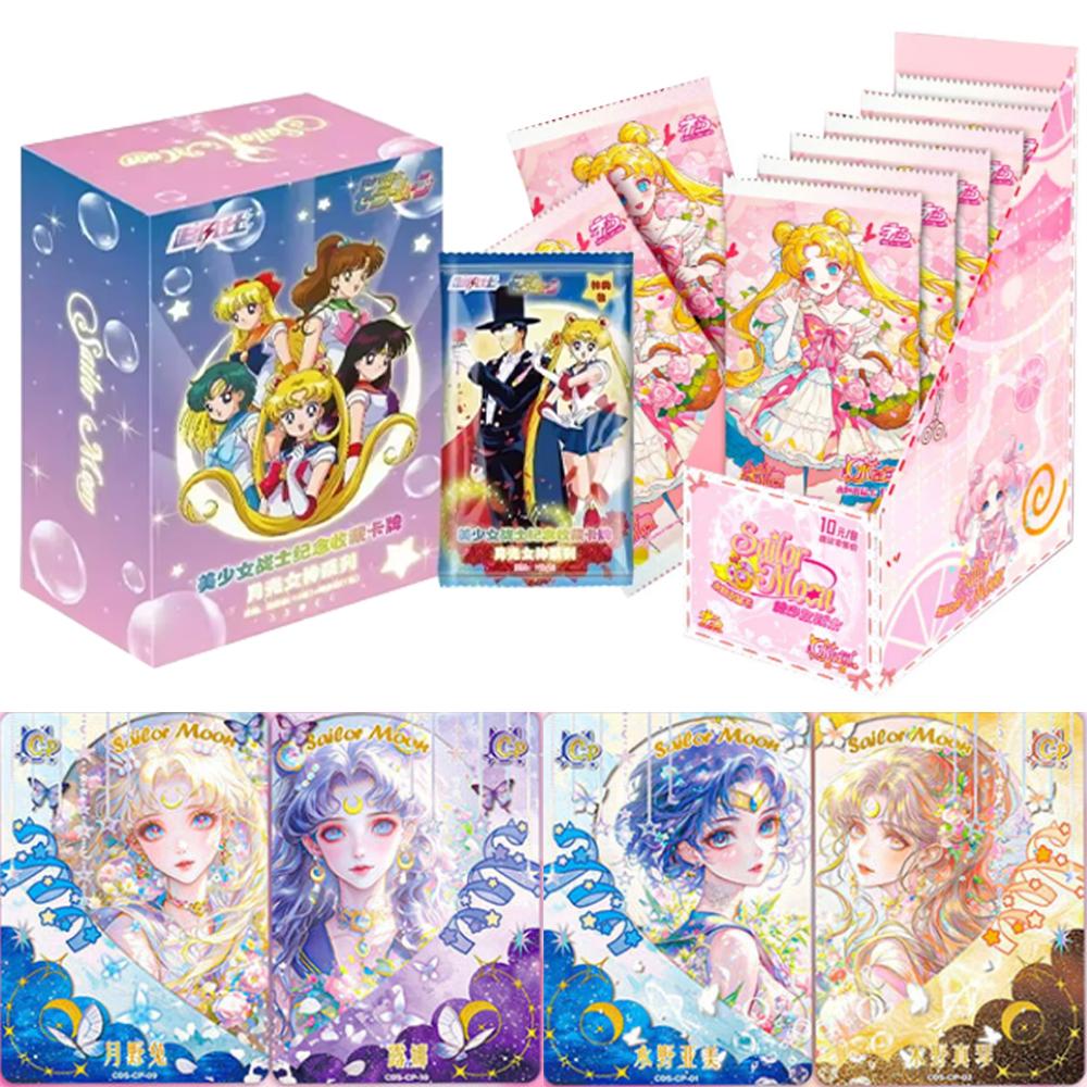 Sailor Moon Card Eternal Crystal SeriesTsukino Usagi Luna Takeuchi Cute Princess Deluxe Edition Anime Collection Card Toys Gifts