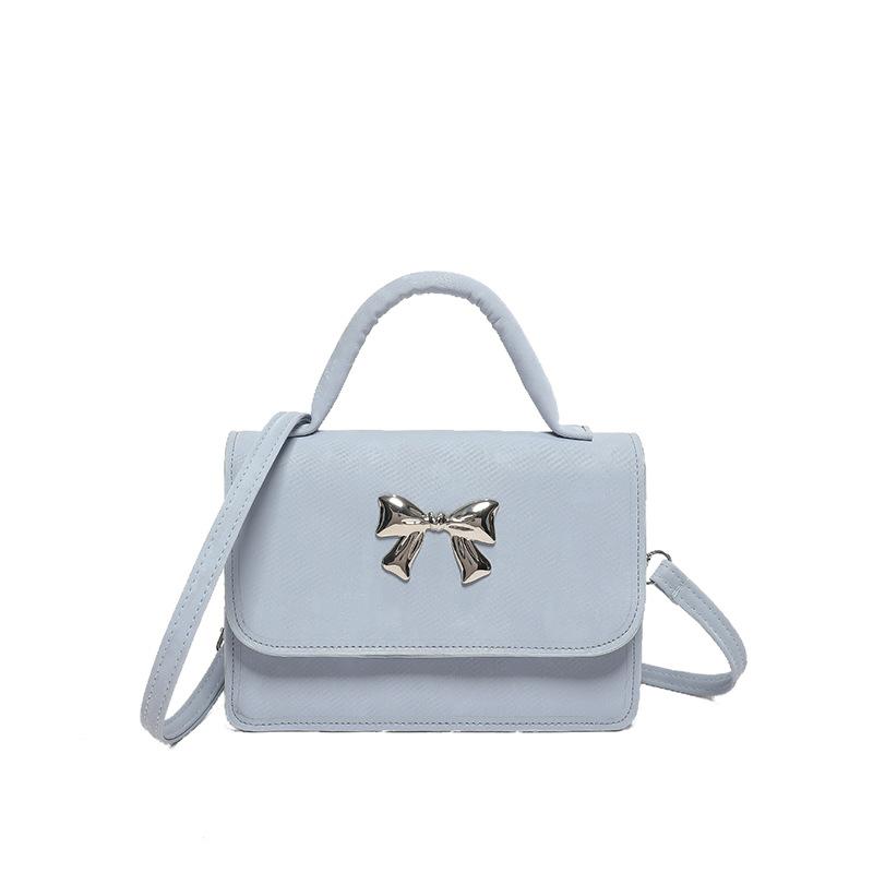 

Індивідуальна модна весняно-літня сумка через плече Нова жіноча сумка Модна повсякденна портативна маленька квадратна сумка 2024 року синій