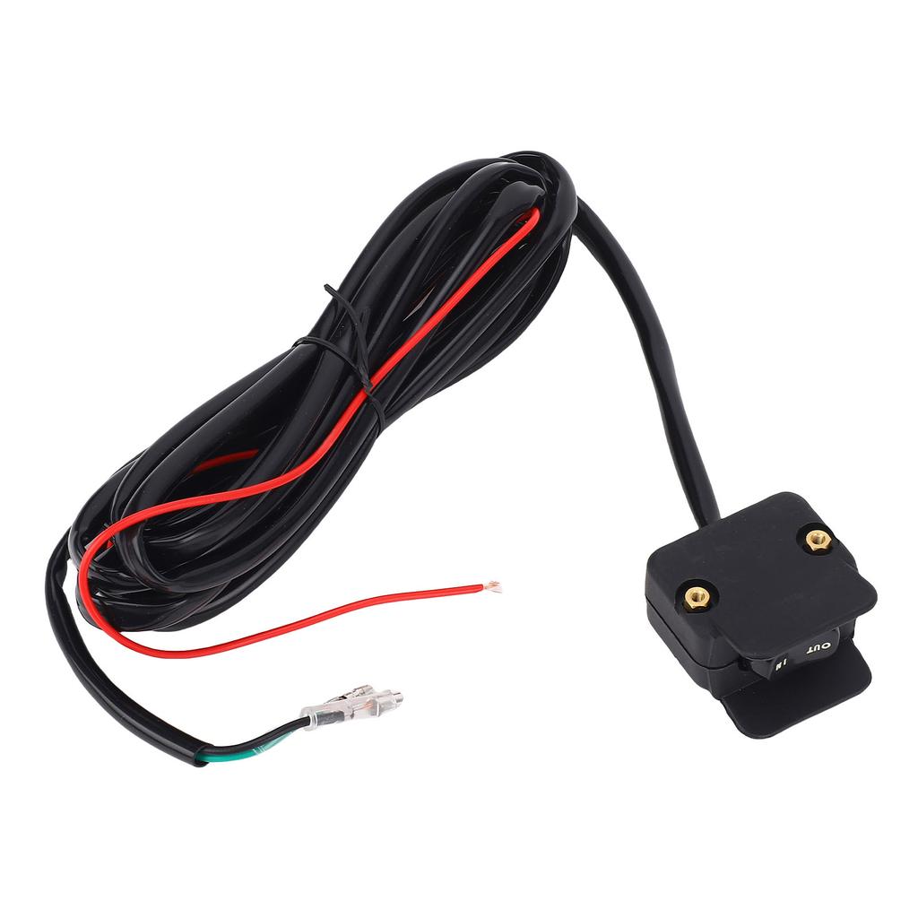 12V UTV Winch Rocker Thumb Switch On Off Weatherproof Handlebar Control Line Bracket Kit Replacement for KFI ST17 S2000