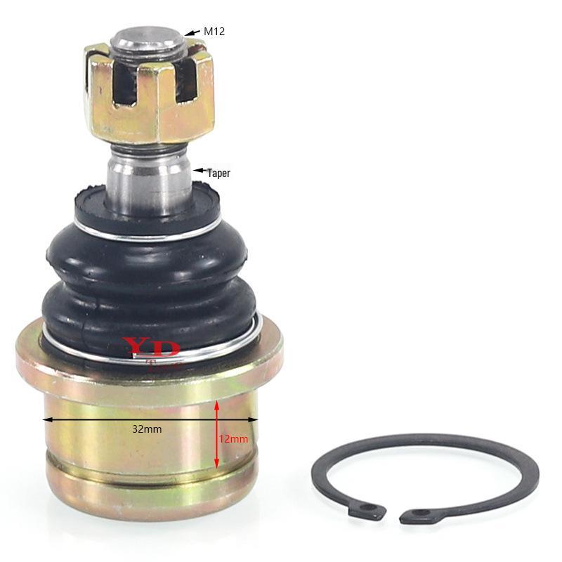 ATV Go-Kart Steering Tie Rod Ball Joint - M12 Tapered Rocker Arm for 200/250cc Beach Vehicles