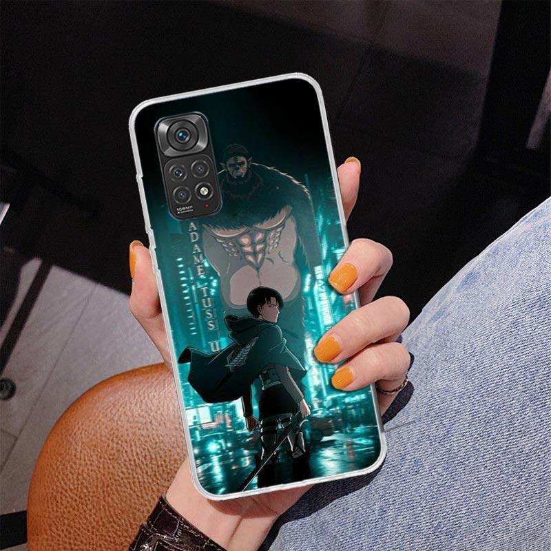 

Levi Attack Phone Case For Xiaomi Redmi Note 15 14 13 12S 12 11 Pro Plus 14S 11S 11E 10 10S 11T 5G Personalized Cover Redmi Note Redmi Note 13 Pro 4G