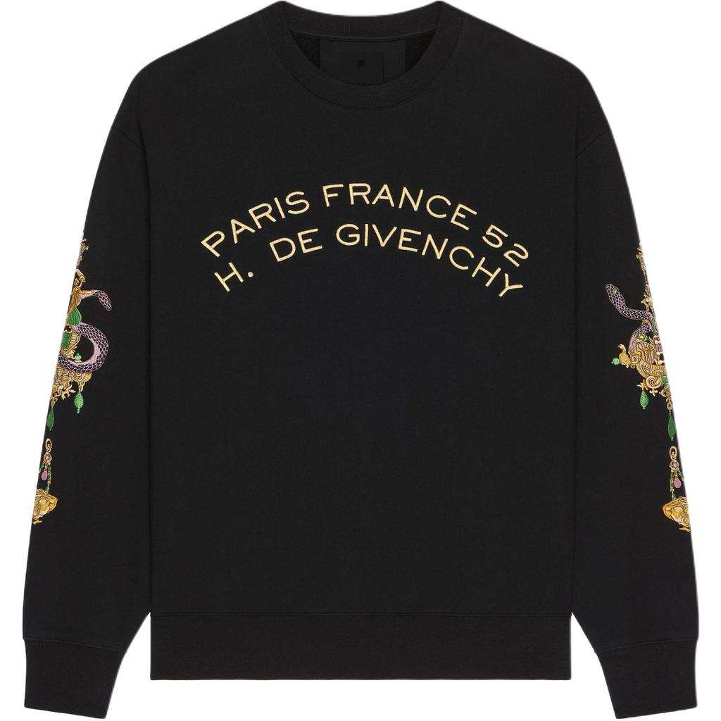 Givenchy Logo Embroidered Sweatshirt BMJ0LCGYPW-001