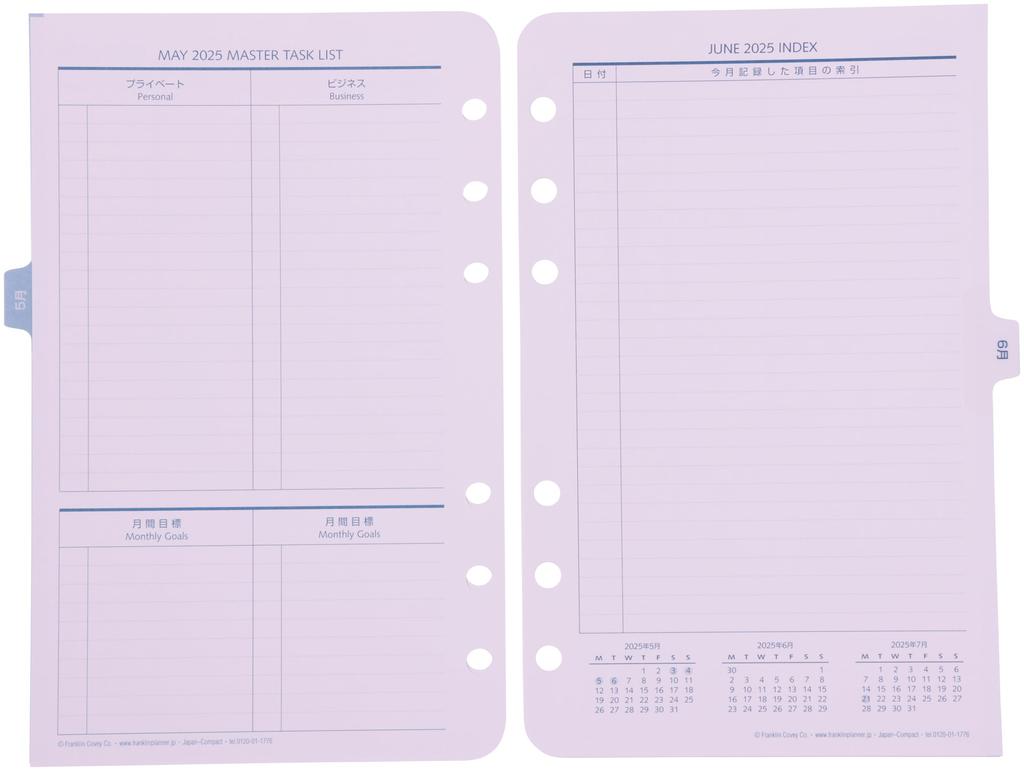 Franklin Planner Refill Kit, Weekly Spread, 2025, January Start, 12-Month Edition, Compact Size, 86355