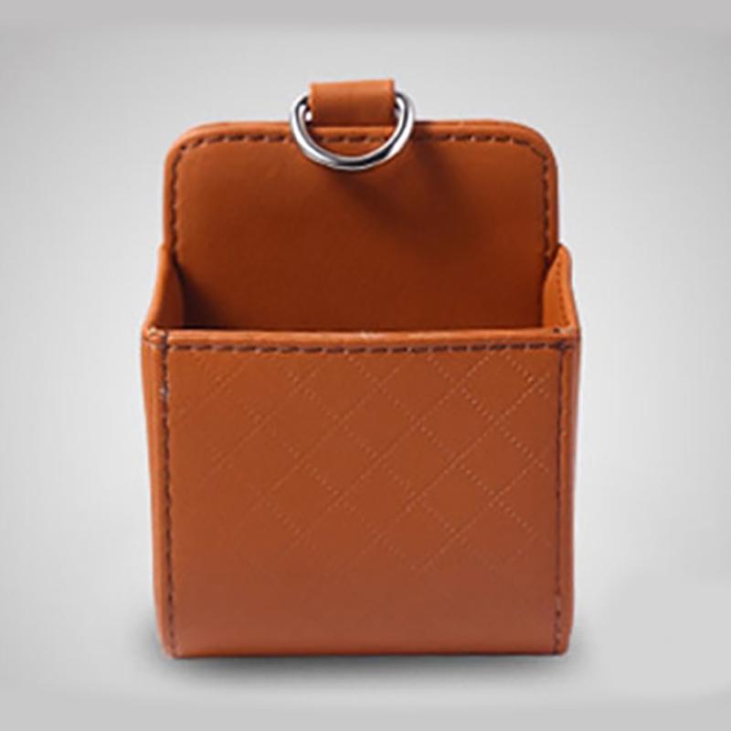 SCIONE Car Air Outlet Mobile Phone Storage Bag Air Conditioning Multifunctional Car Storage Box Car Lambskin Air Outlet Storage Hanging Bag