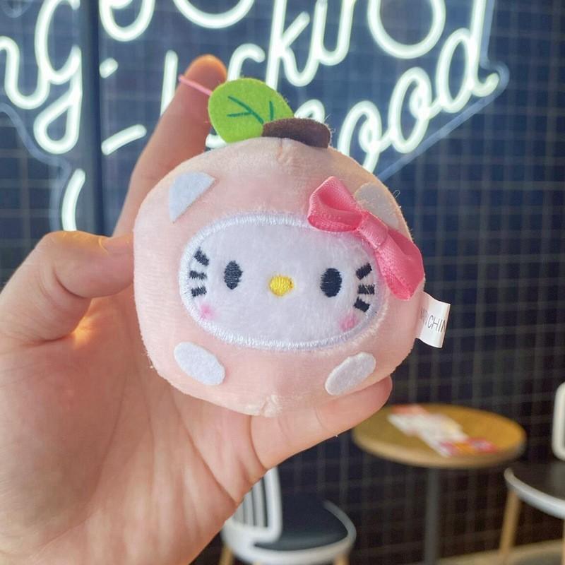 Hello Kitty Plush Keychain With Metal Clasp And Gift For Collectors