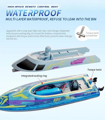30Km/h Rc Boat Remote Controlled Boat Electric Boats Rc Speedboat High Speed Waterproof Double Motors Outdoor Toys for Boys Kids