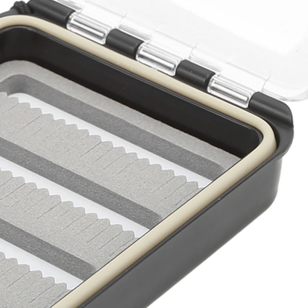 Sponge Insert Fly Lures Box ABS Fly Box Durable Fly Fishing Box for Fly Fishing Enthusiasts