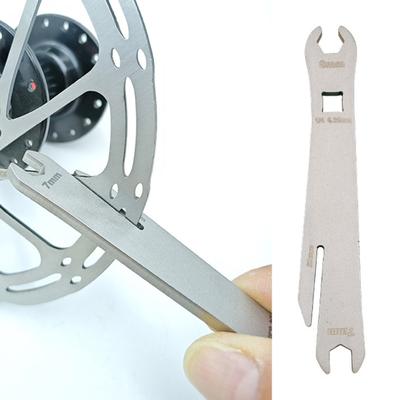 Bicycle Oil Pipe Torque Wrench Heavy Duty Stainless Steel 7-8MM MTB Road Mountain Bike Oil Pipe Brake Locking Screw Open Wrench Tool