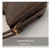 High-End Korean Retro Bucket Bag with Wide Strap - Versatile Crossbody for Autumn/Spring 2024