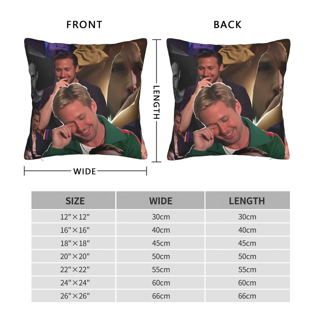 Ryan Gosling Collage Pillow Cover Design Cushion Cover Novelty Pillow Case For Office Car Home Decor
