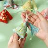 Dragon Boat Festival Sachet Perfume Bag Mosquito Repellent Argy Wormwood Small Pendant Triangle Zongzi Filled Spice Carry-on Embroidery Tassel Pouch