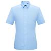 Baoxiniao Men's Business Casual Wrinkle-Free Short-Sleeve Cotton Shirt