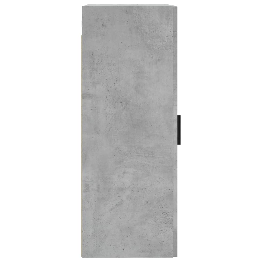 Vidaxl Wall Cabinet, Concrete Grey, 34.5X34X90 Cm