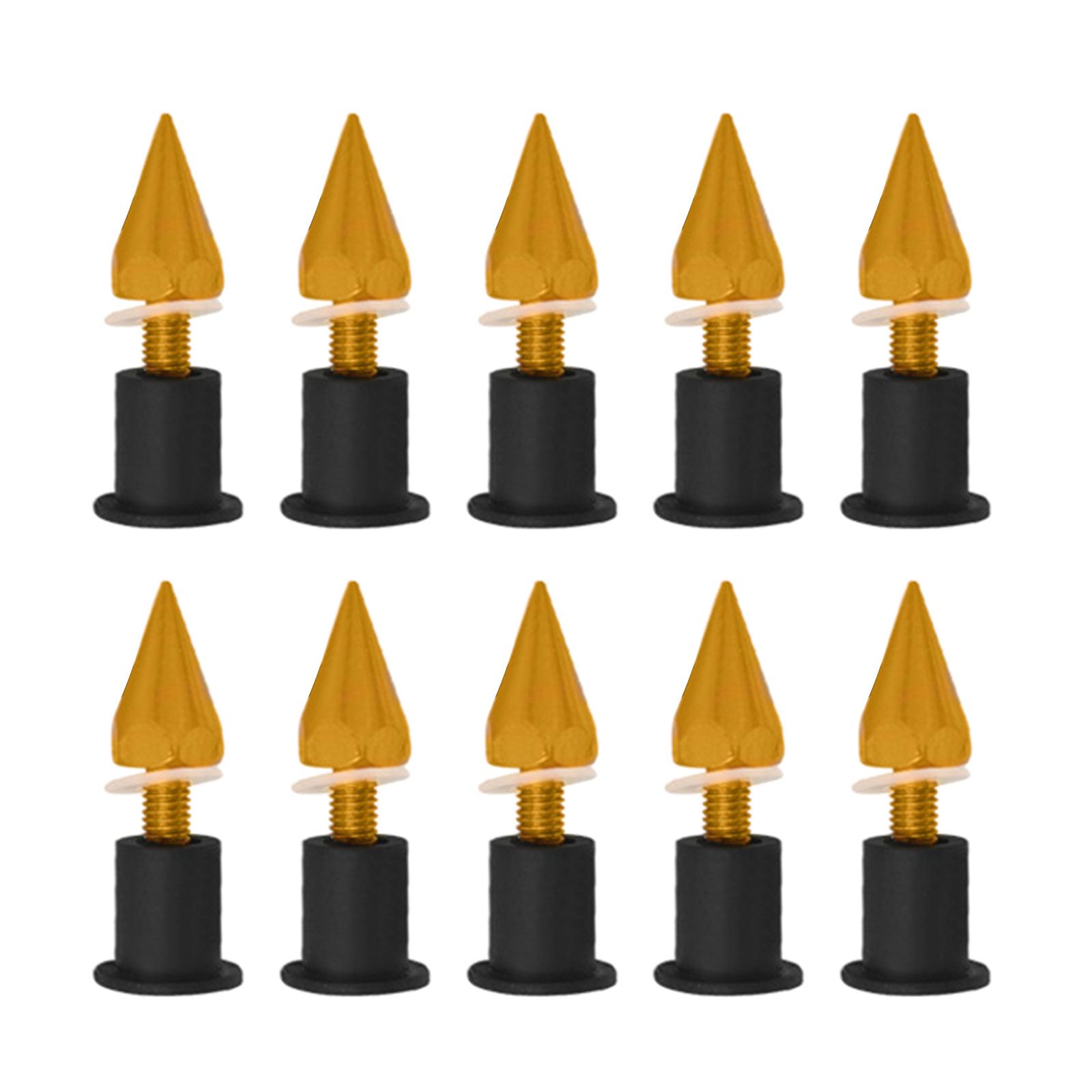 

Винты для обтекателя M5 Болты Гайки для крепления винтов с ЧПУ Болты для ветрового стекла Комплект болтов для ветрового стекла Аксессуары для модификации мотоцикла золотой