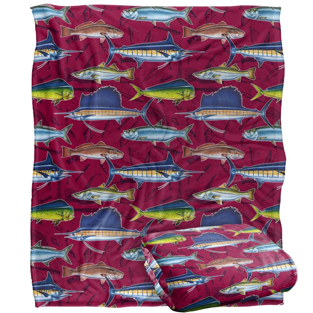 JQ Licensing Silky FIshing Supersoft Blanket