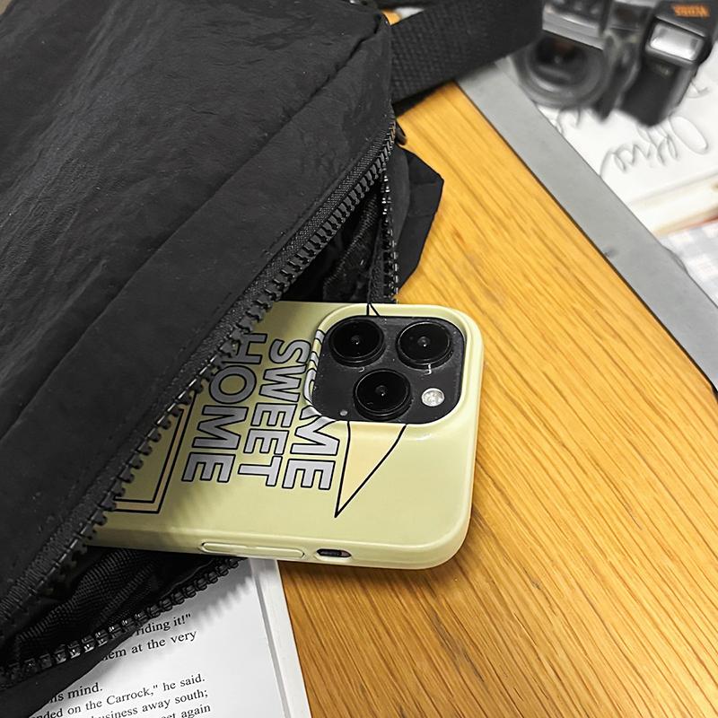 Kleine Tasche Leichte Herren Mini Umhängetasche Damen Handy-Tasche Kleine quadratische Tasche