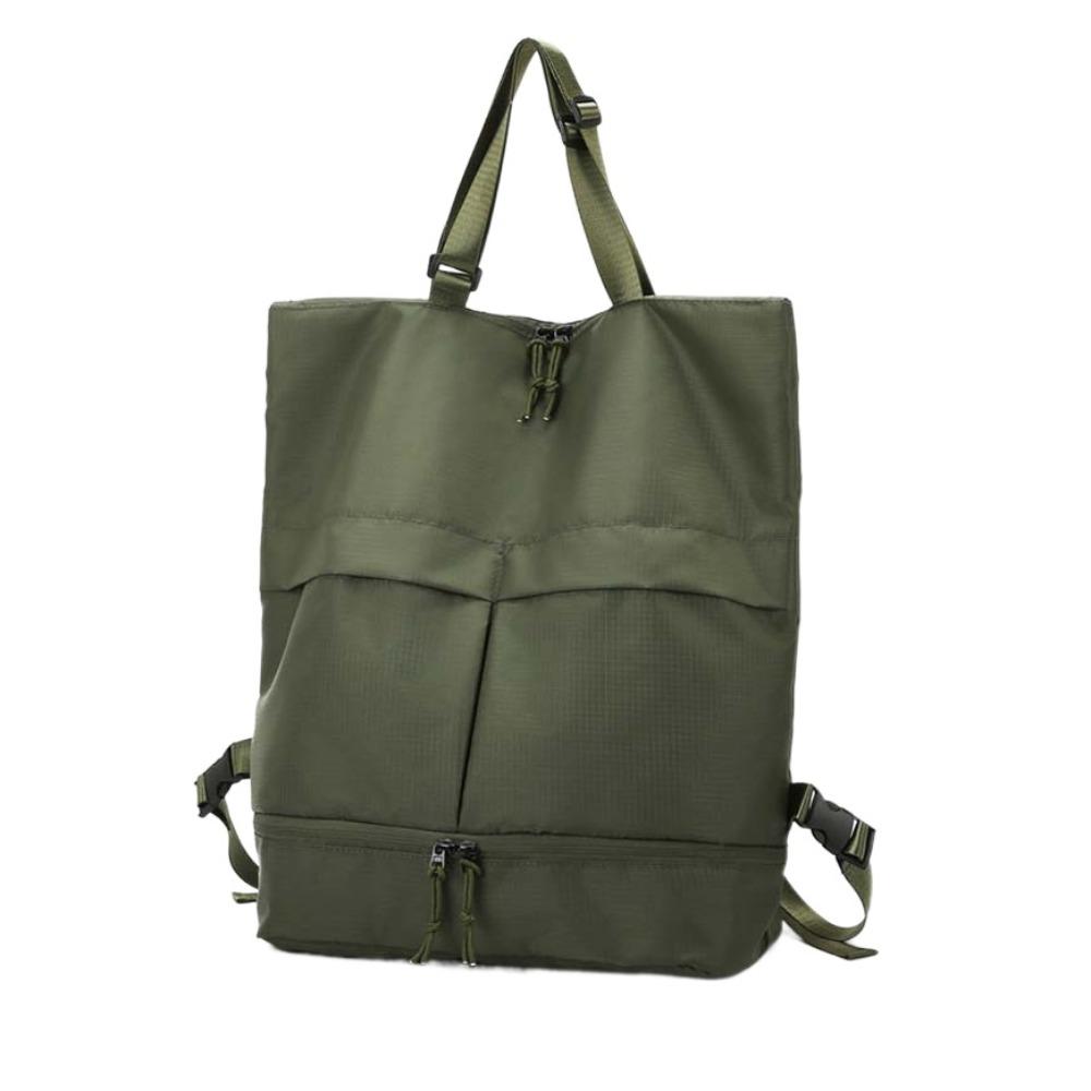 

Водонепроницаемая фитнес-сумка через плечо, портативный школьный рюкзак для студентов, складной рюкзак для путешествий зелёный