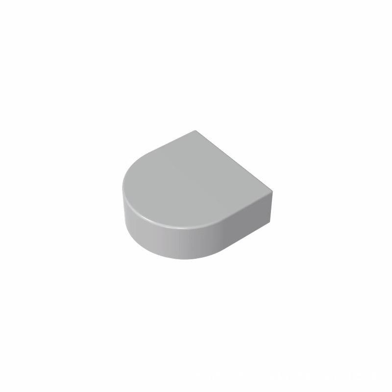 

10PCS 24246 Tile Round 1x1 Half Circle Block Moc Works With featuring Brick DIY Children s Plaything Assembly Component 10pcs
