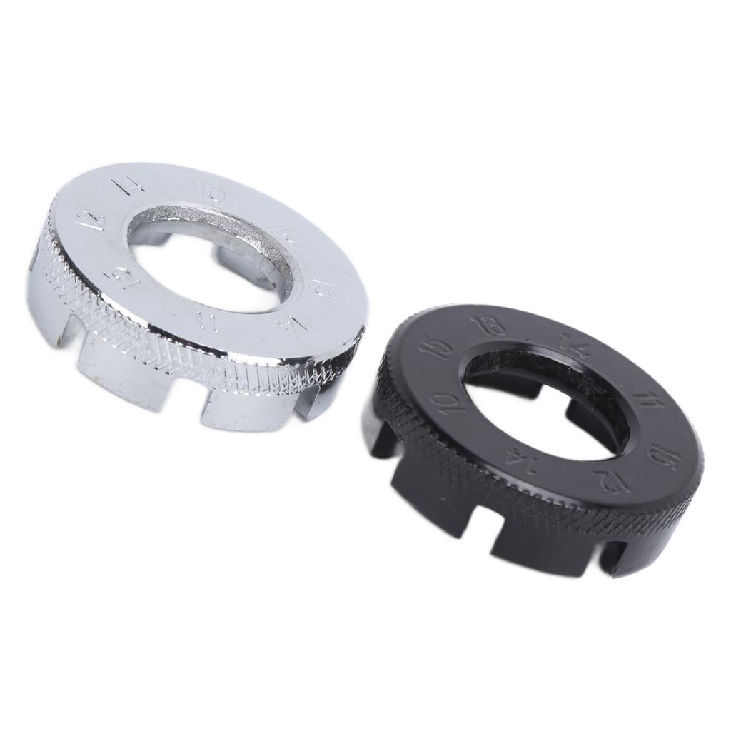 2Pcs Bicycle Spoke Wrenches 8 Cut Open Portable Pocket Bike Rim Adjustment Correct Tools