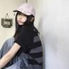 Korean Embroidery Rilakkuma Polka Dot Baseball Cap: Women's Spring/Autumn Fashion, Versatile Duckbill Hat for Slimming Face.