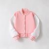 Children's Clothing Girls' College Style Knitted Cardigan Color-Block Casual Spring Autumn Baseball Jacket Color-Block Fashion College Style Top
