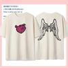 Hatsune Deco27: A Sad Girl's Desire and Fantasy Merchandise, Pure Cotton Short-sleeved T-shirt, 2D Half-sleeved Summer