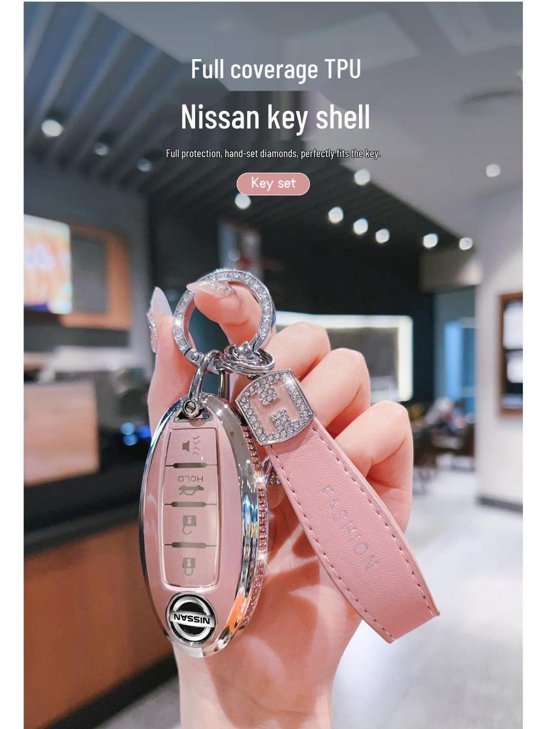 Krytky klíčů kompatibilní s modely Nissan: Sylphy, Teana, Qashqai, X-Trail, Tiida, Classic (14. generace), Murano, Kicks a Sunny.