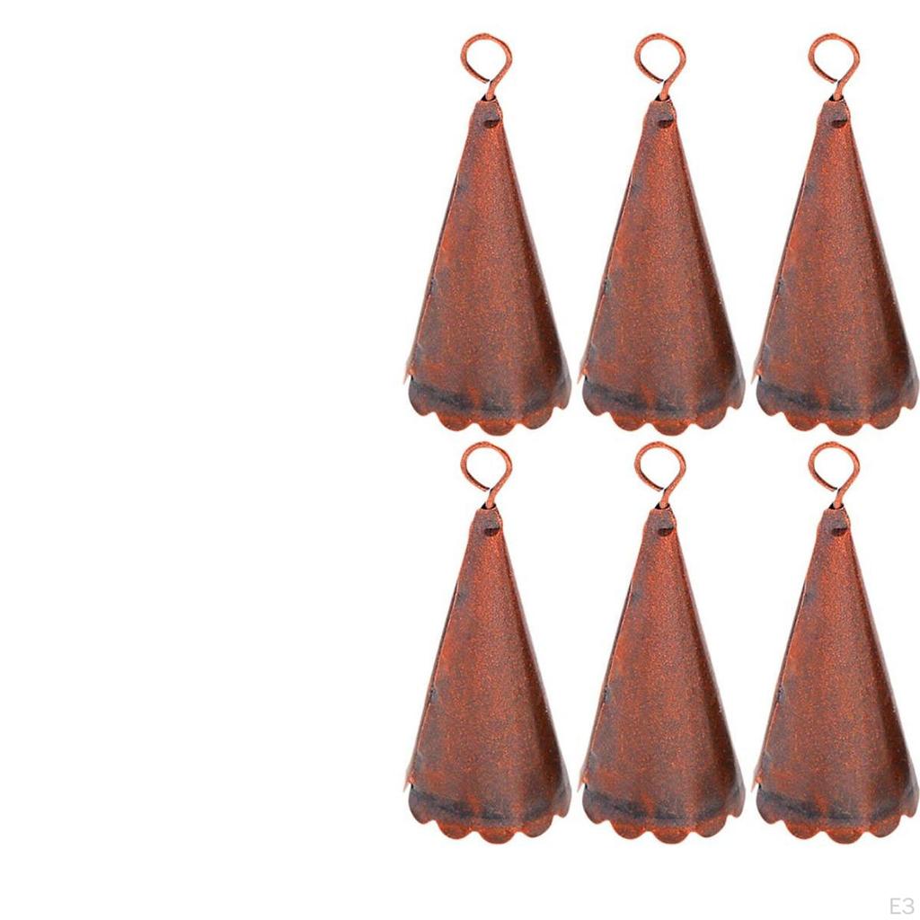 12Pcs Christmas Bell Ornament Decoration with Floral Border Witch Bells for Engagements