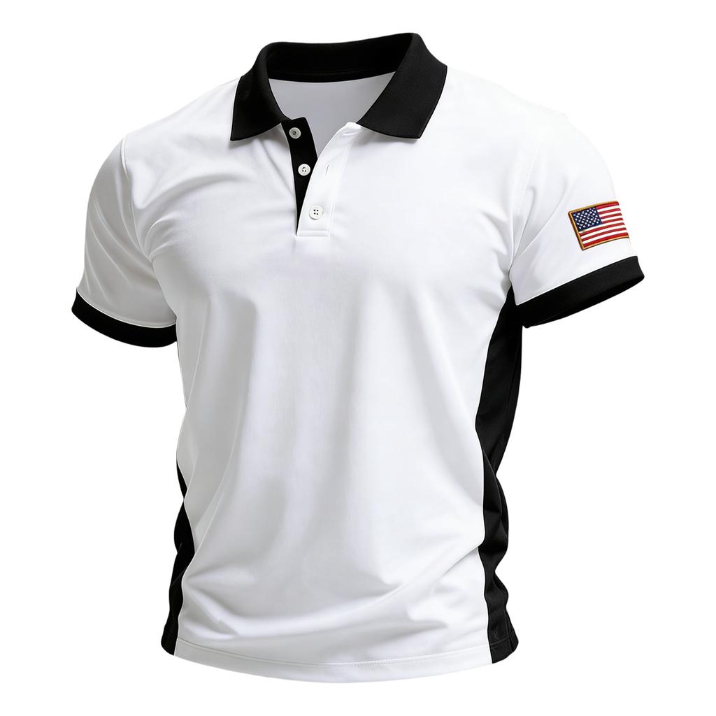 Men's Summer Print Short Sleeve Lapel Shirt Men's Casual Fashion Shirt